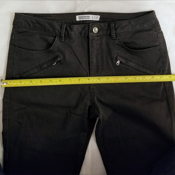 Zara Gray Skinny Pants - Picture 8 of 9